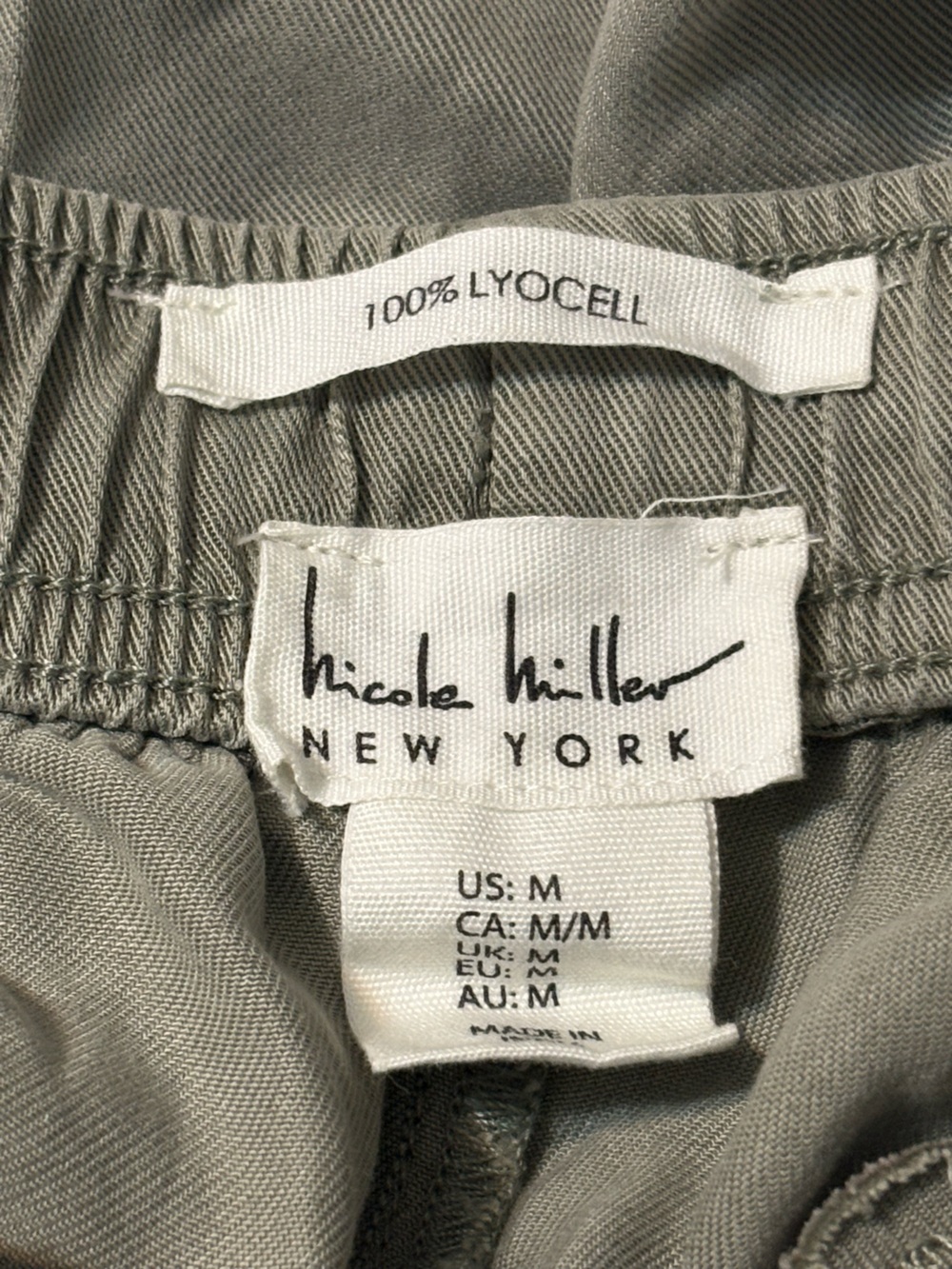 Nicole Miller New York women's cargo jogger pants - Picture 4 of 4
